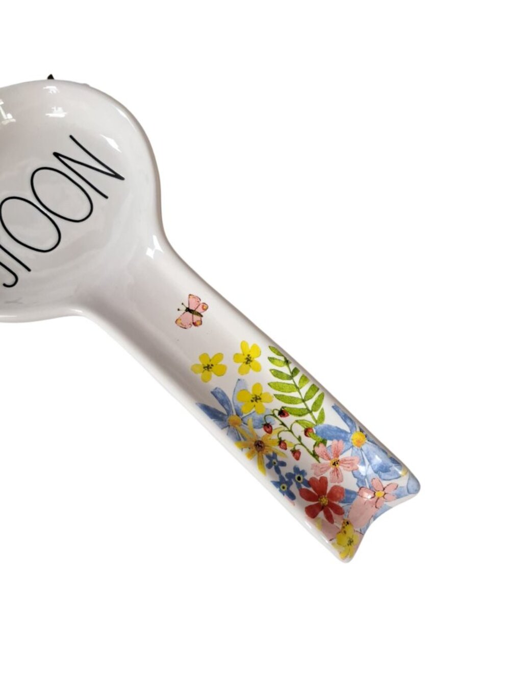 Rae Dunn SPOON rest kitchen floral border - Picture 10 of 11